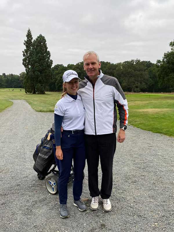 Ellena with her father Richard