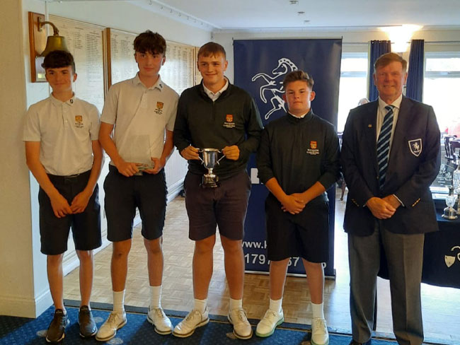 Kent Junior Foursomes winners 2023