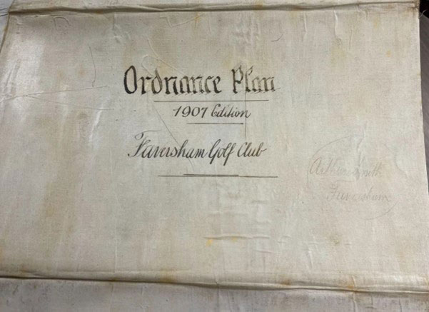 Ordnance plan Faversham Golf Club