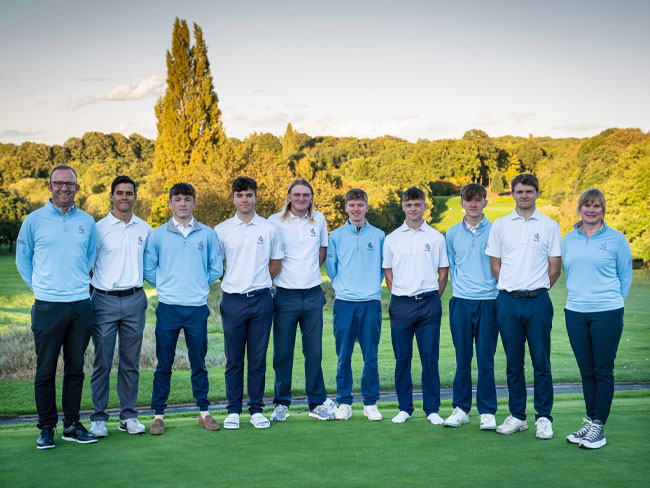 U17 boys team Kent Golf