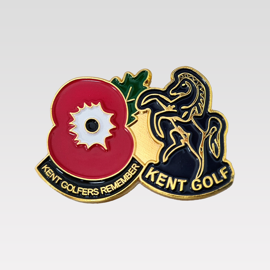 Kent Golf poppy badges