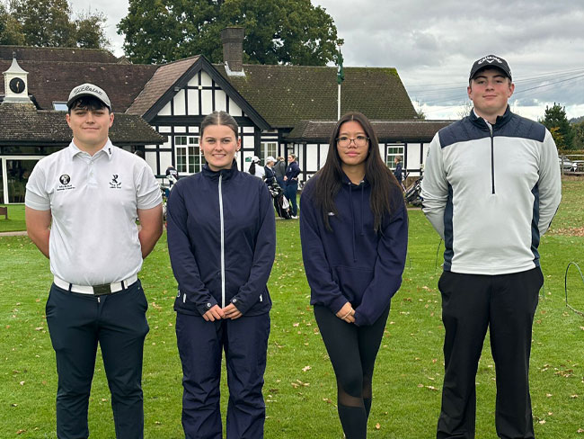 Kent Golf Junior Girls v Knole Park Juniors match 2024