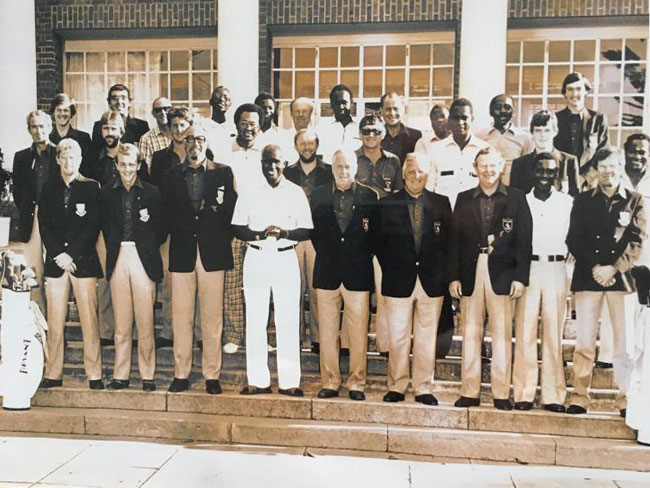 Kent Golf Union in Zambia in 1982