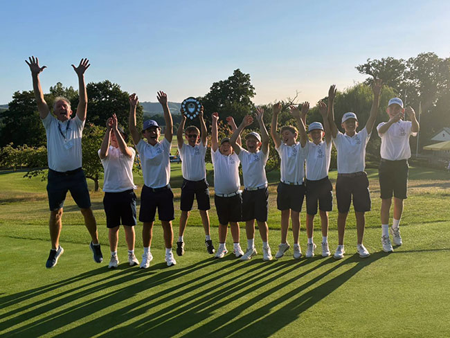 Kent win the 2025 Triple Shield Trophy