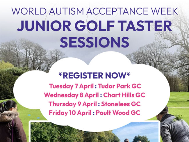 Autism Acceptance Week Golf Taster Sessions