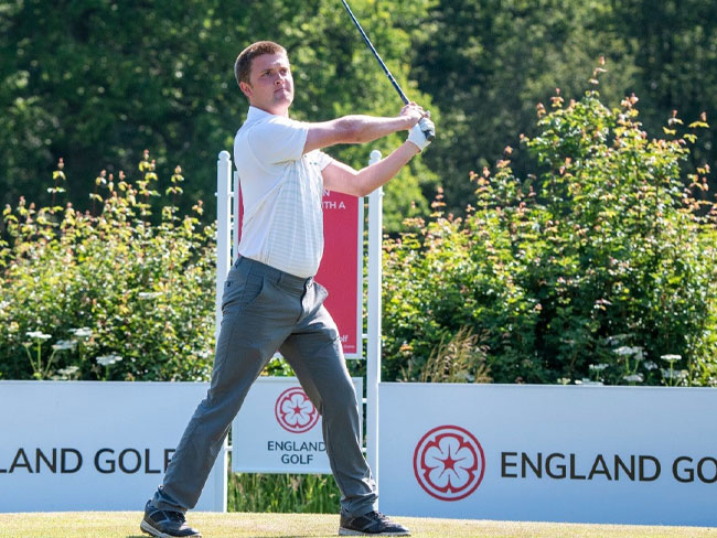 Kipp Popert at the English Open for Golfers with a Disability