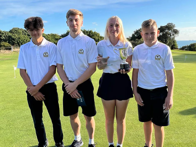 Kent Junior Foursomes winners 2022