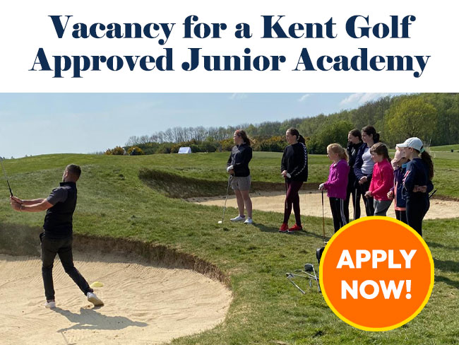 Kent Golf approved junior academies