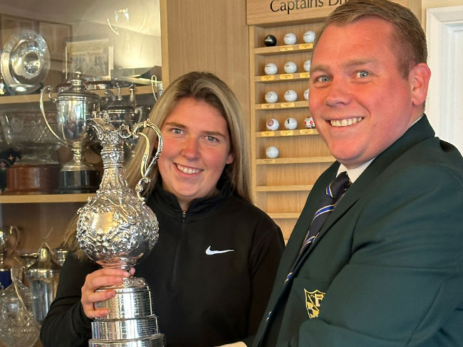 Ellie Burdis, the Kent Women's Amateur Champion 2023