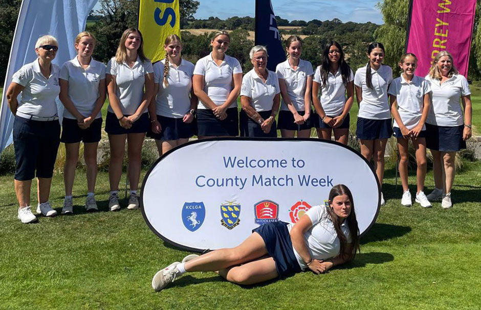 Kent Girls Sue Coombe trophy winners 2023